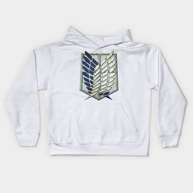 Attack on titans 4 ( wings of freedom 2 ) Kids Hoodie by Invisibleman17